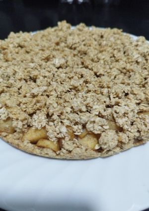Una foto de Crumble de Manzana