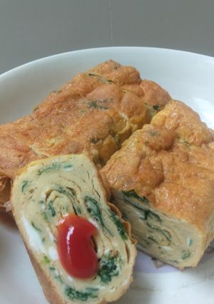 Foto resep Telur gulung bayam