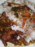 Vanilla stew chicken foot