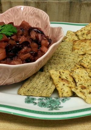 A picture of Spiced Rhubarb Chutney.
