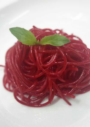 A picture of Halloween Pasta.