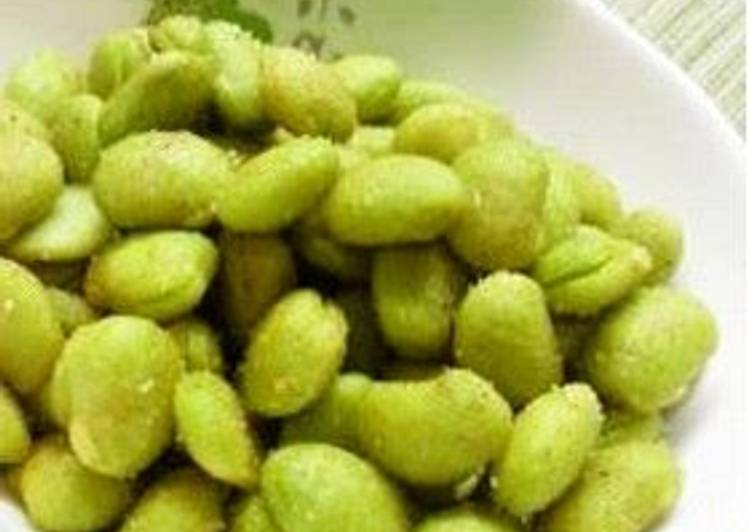 Simple Way to  Goes Great with Beer Curry Flavored Fried Edamame