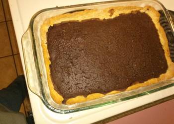 How to Cook Delicious Mimis made over fudge pie bars