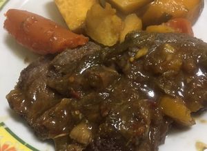 Una foto de Roast Beef a la cacerola