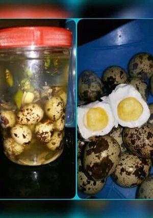 Foto resep Telur Asin Pedas gurih(Puyuh)
