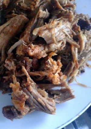 A picture of Ginger Beer Pulled Pork.