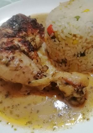 Una foto de Pollo a la mostaza