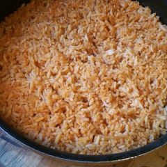 A picture of Sopa de Arroz (Spanish rice).