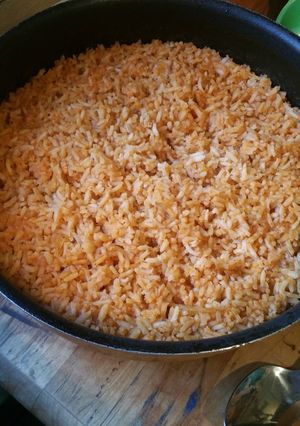 A picture of Sopa de Arroz (Spanish rice).
