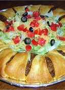 Crescent Roll Taco Bake