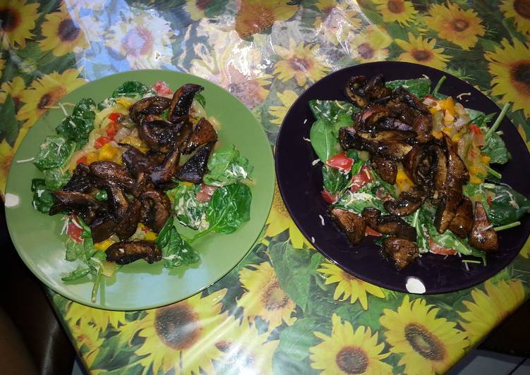 Portobello mushroom salad