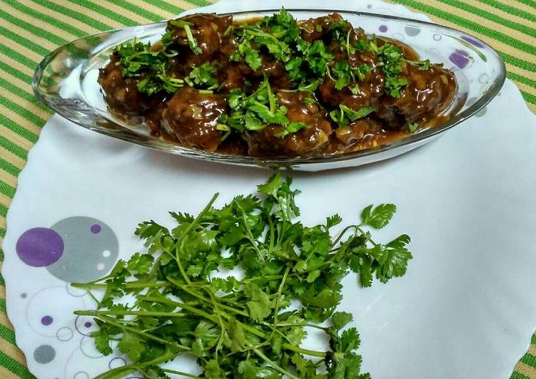 Recipe of Super Quick Homemade Veg. manchurian