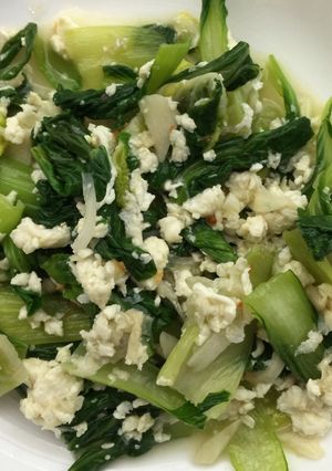 Foto resep Tumis Pak Choi Putih Telur