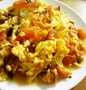 Easy Steps Make Recipes Tomato, Egg, and Shio-Konbu Stir-fry the So Delicious So Delicious.
