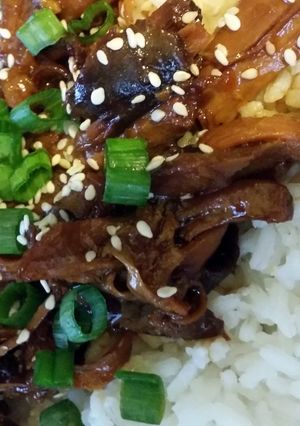 A picture of Crockpot Sweet Honey Chicken.