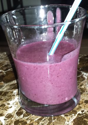 A picture of Berry -licious smoothy.