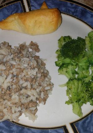 A picture of Grandma's stuffed cabbage filling