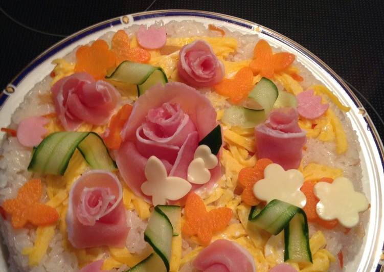 Recipe of Doll Festival Sushi Cake