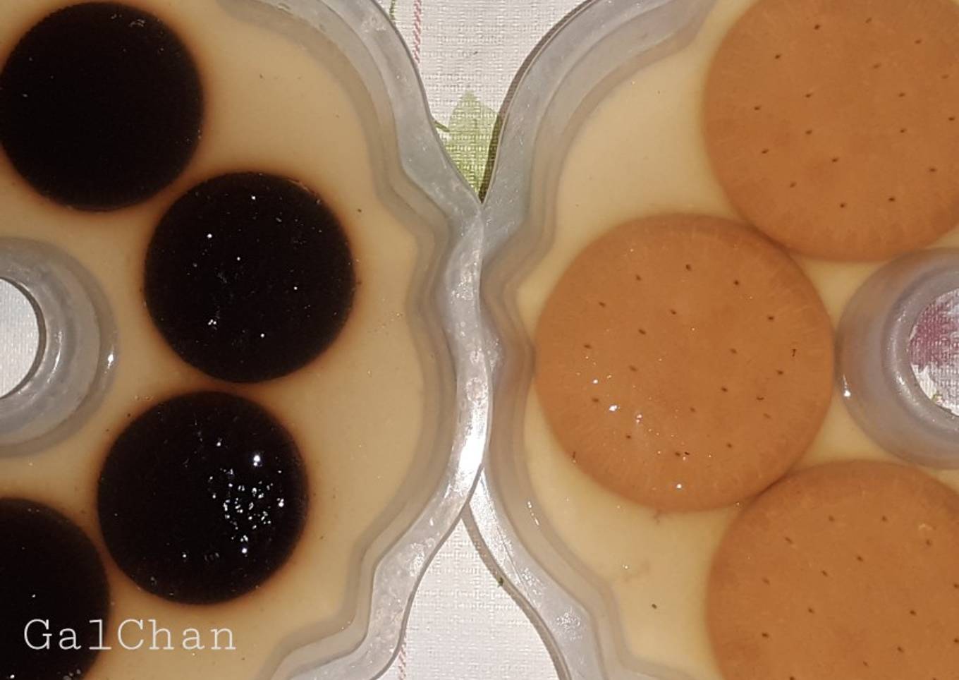 Puding Coklat Susu Kaca