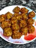 Corn spinach fritters