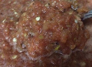 Una foto de Salsa martajada
