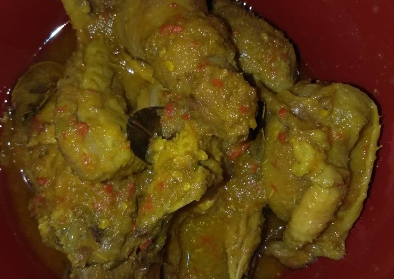 Ayam bumbu pedas jeletot