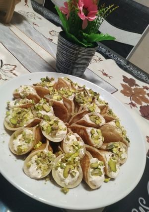 صورة لوصفة قطايف بالقشطه 😋😋😋
