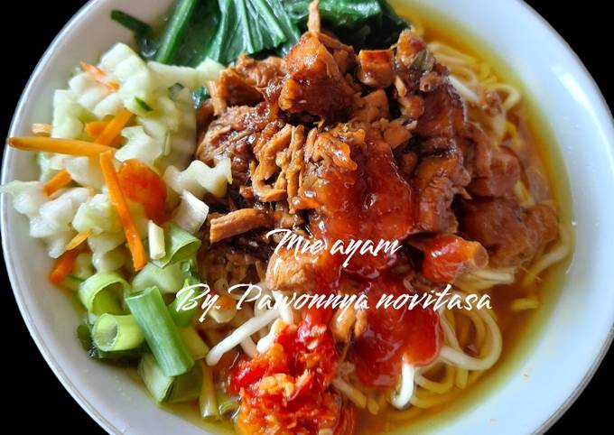 Resep Mie Ayam Mie Ayam Kampung Oleh Novita Safitri By Pawonnya