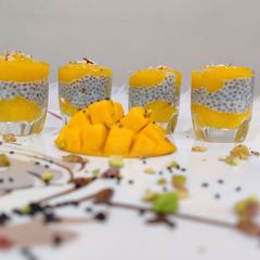 A picture of Mango Chia Pudding.