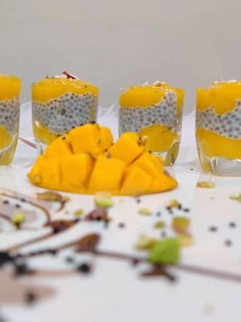 Easy Steps to Prepare Mango Chia Pudding the So Delicious Really delicious