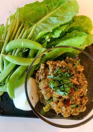 รูปของ น้ำพริกมะเขือปลากระป๋อง 🍆🥫style by barbie👩🏼🍳