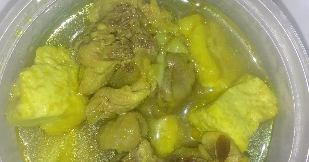 Soto ayam tahu