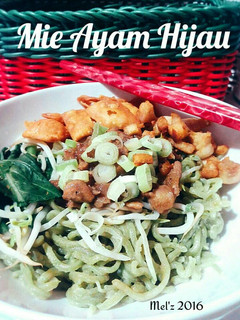 Foto resep Mie Ayam Hijau