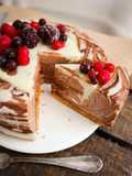 Tarta tres chocolates marmolada 🍫