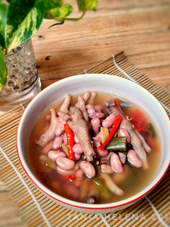 Foto resep Sayur Asem Ceker Kacang Merah