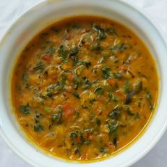 A picture of Methi Dal (fenugreek leaves Dal).