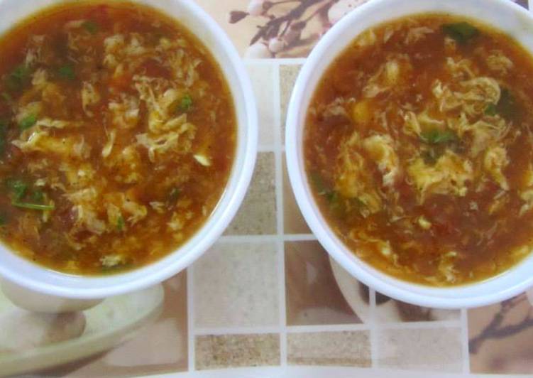 Simple Way to Make Homemade Tomato Egg Drop Soup