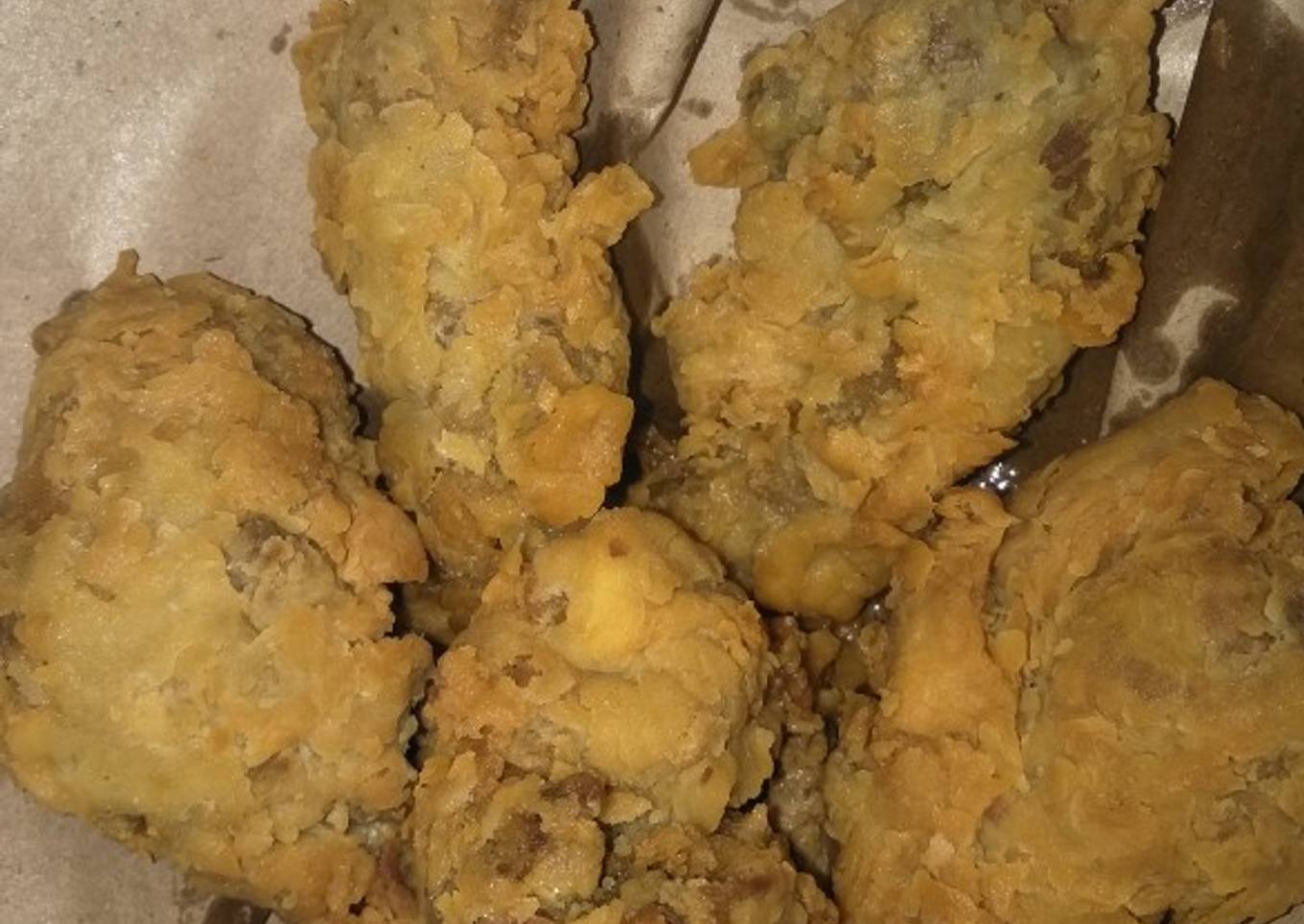 Ceker kepala ayam krispi