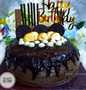 Cara Sederhana Menyiapkan Resep  Cake Coklat Ultah yang Lezat Sekali, Enak