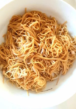Φωτογραφία της συνταγής Noodles αυγού με soya sauce