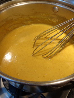 Una foto de Salsa de curry con leche de coco
