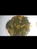 Vegetable soup with snail