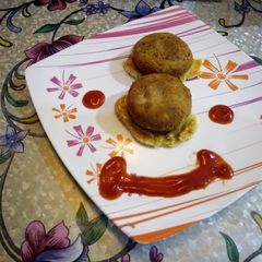 A picture of Crispy Potato and Kidney Beans Tikki.