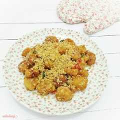 A picture of Ayam Goreng Oatmeal.