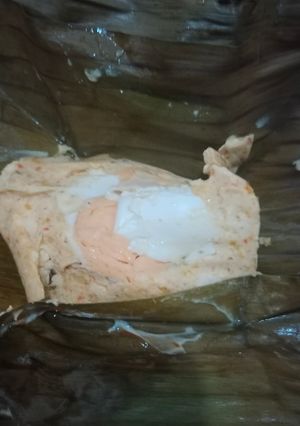Foto resep Bothok Tahu Telur Asin (pakai daun pisang)