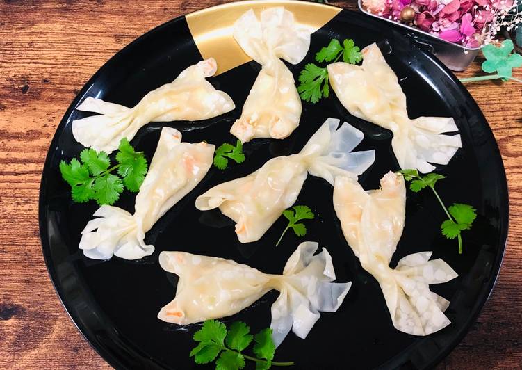 Simple Way to Prepare Perfect Goldfish Gyoza Dumplings