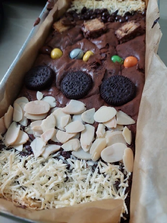 Cara Gampang Membuat Resep Fudgy brownies shiny yang Bisa Manjain Lidah Anti Ribet, Sempurna