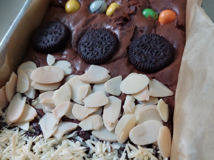 Cara Gampang Membuat Resep Fudgy brownies shiny yang Bisa Manjain Lidah Anti Ribet, Sempurna