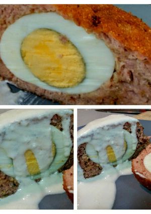 Una foto de Huevos camuflados con gorgonzola