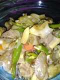 Oseng/tumis cingur sapi